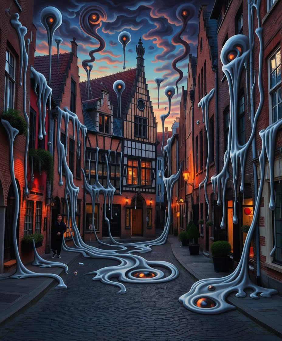 Surrealisme kunststijl voorbeeld — canvio.art