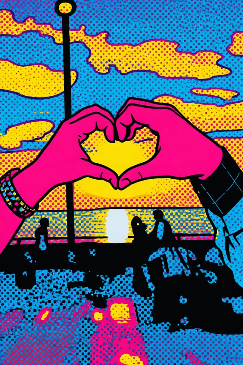 Pop Art kunststijl voorbeeld — canvio.art