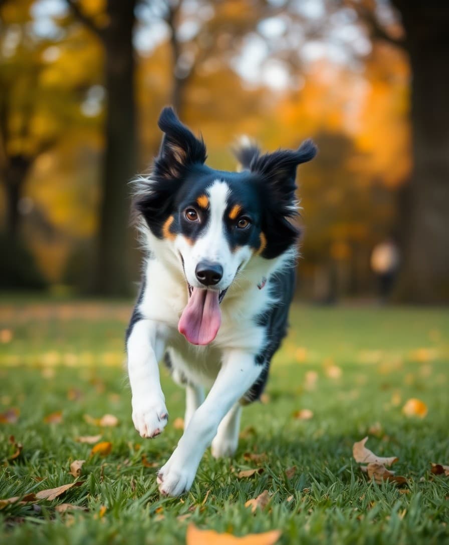 Originele foto — hond in het park