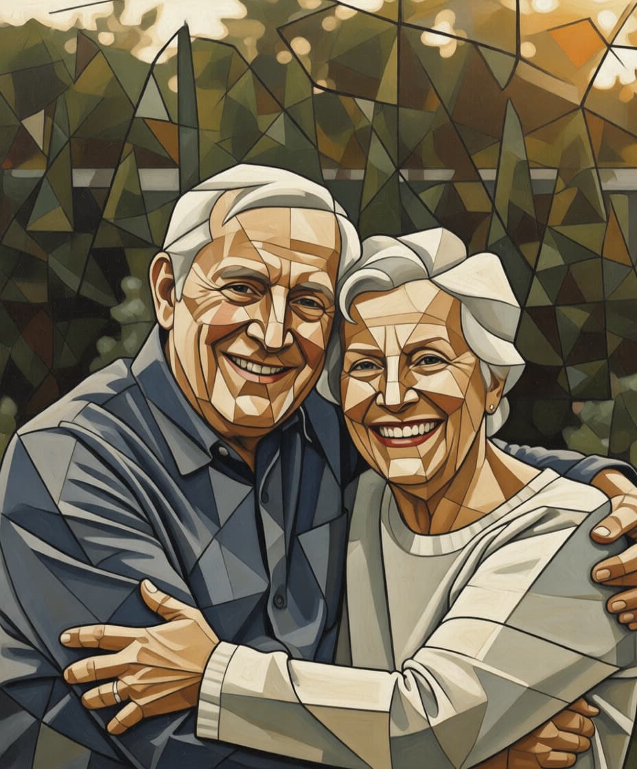 Jubileum cadeau — AI kunstwerk van canvio.art