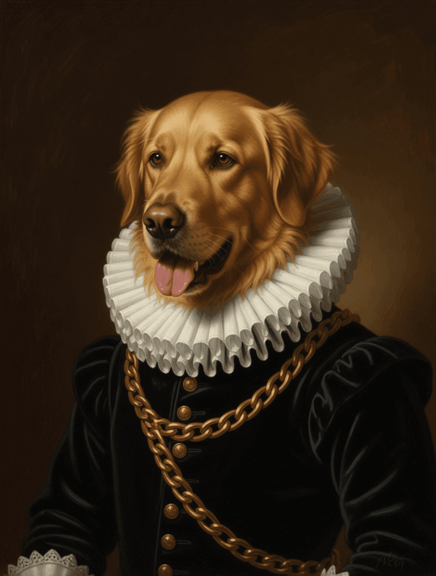 Van adel — gouden retriever