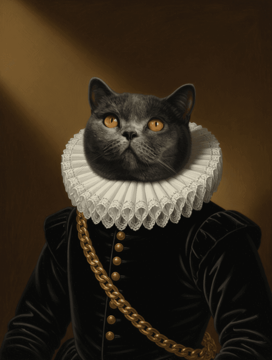 Van adel variant — Britse korthaar kat