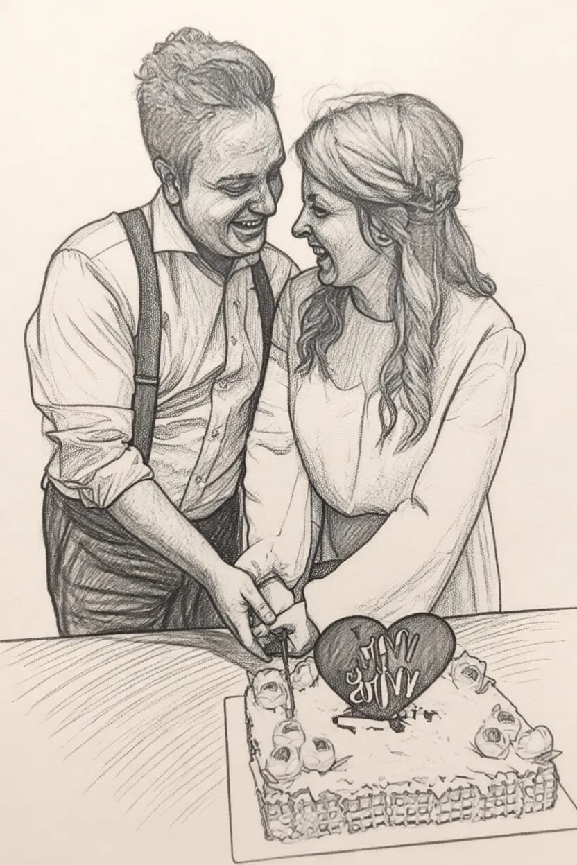 Houtskool Tekening voorbeeld 4
