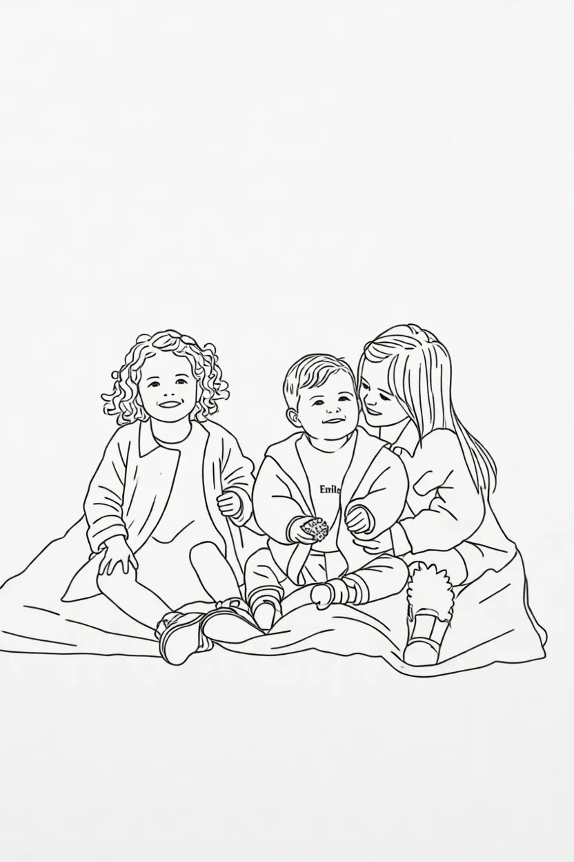 One Line Art voorbeeld 4