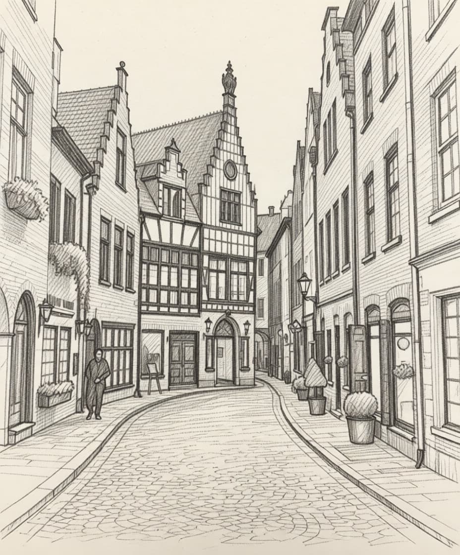 Houtskool Tekening voorbeeld 2